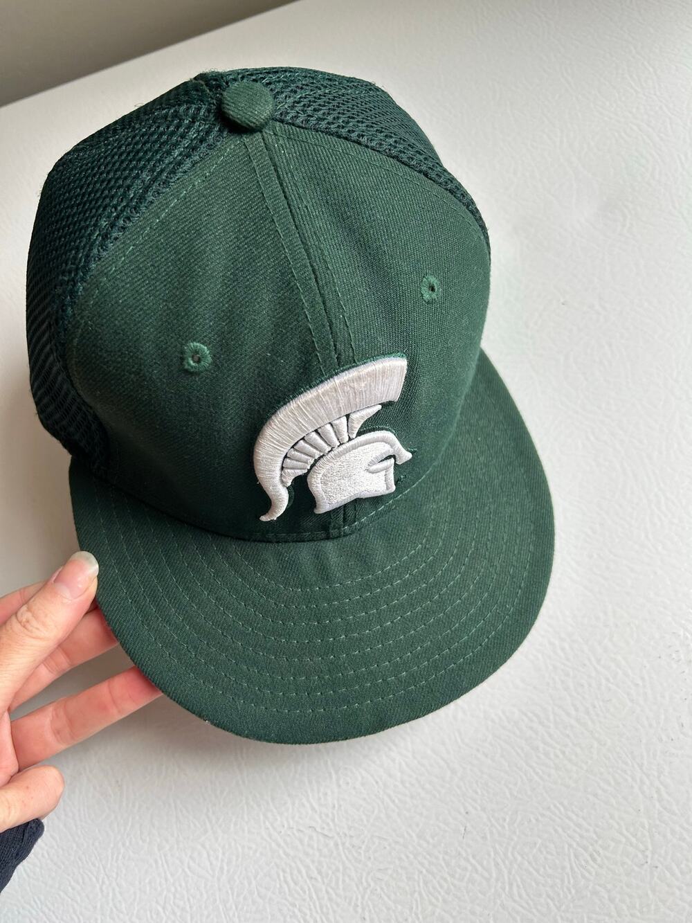 Green Michigan State Spartans Hat Sz 6 7/8 - Youth or Small Head